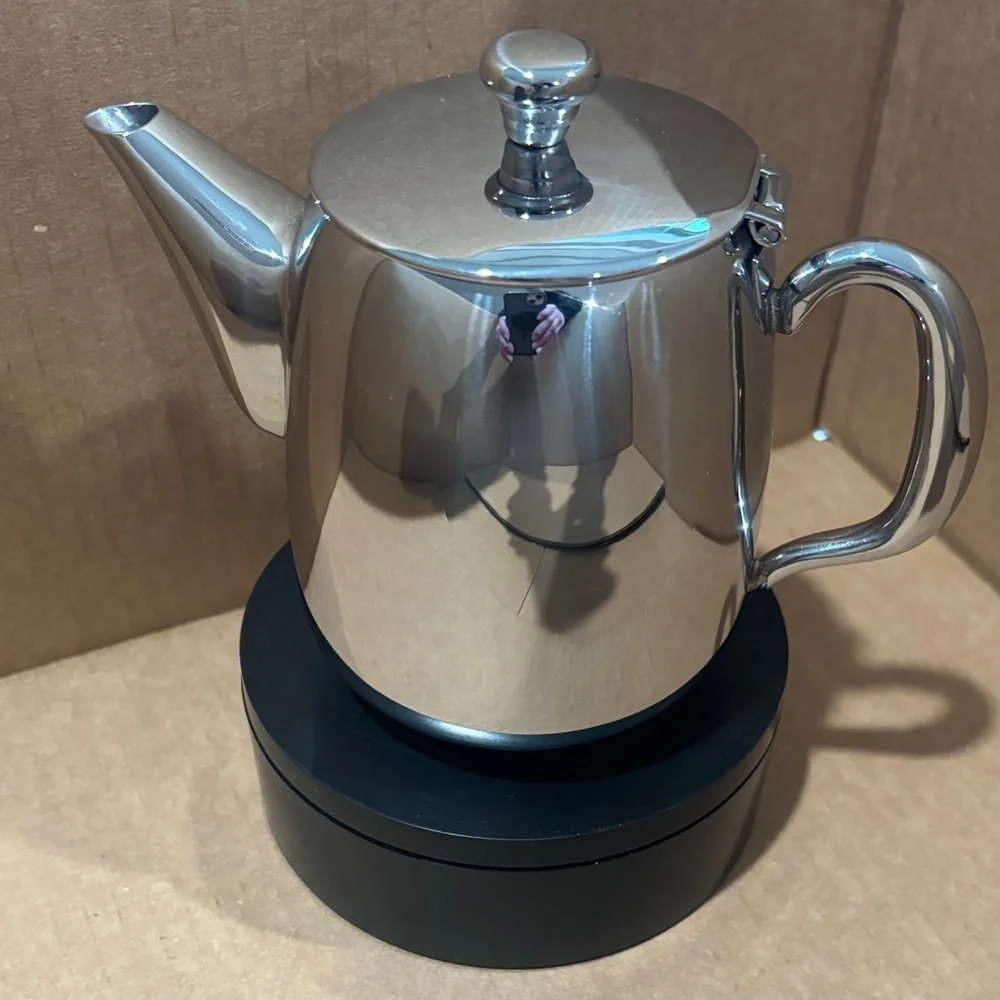 17ounce ~ 18/10 Stainless Steel Teapot ~ Mirrored Finish ~ HIA ~ NEW